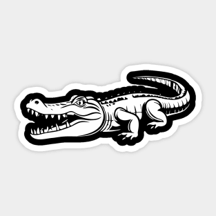 Crocodile Sticker